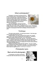 Kutatási anyagok 'Photography', 3.                