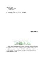 Esszék 'Latvian Foods', 3.                