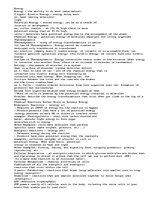 Összefoglalók, jegyzetek 'Some Basic Laws and Definitions of Energy in General and how Organisms Use Energ', 1.                