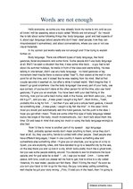 Esszék 'Public Speech - Words Are not Enough', 1.