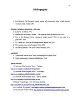 Kutatási anyagok 'The European Union Internal Market', 10.                