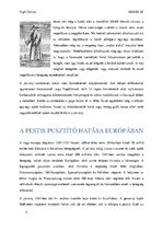 Kutatási anyagok 'Pestis', 5.                