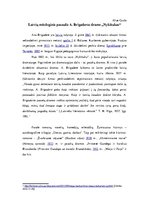 Összefoglalók, jegyzetek 'Latvių mitologinis pasaulis A.Brigaderos drame "Nykštukas"', 1.                