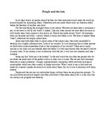 Esszék 'People and Law', 1.                