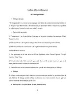Összefoglalók, jegyzetek 'Análisis del Texto "El Desaparecido"', 3.                