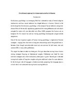 Esszék 'Evolutionary Approach to Human Mate Selection in Females', 1.                