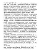 Esszék 'Five Year Career Development Plan', 1.                