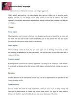Kutatási anyagok 'Body Language', 3.                