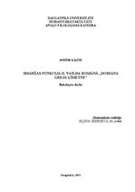 Záródolgozatok 'The Function of Smell in O.Wilde’s Novel "The Picture of Dorian Gray"', 2.                