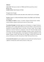 Záródolgozatok 'The Function of Smell in O.Wilde’s Novel "The Picture of Dorian Gray"', 3.                