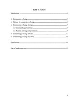 Kutatási anyagok 'Community Policing', 2.                