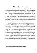 Kutatási anyagok 'Community Policing', 5.                