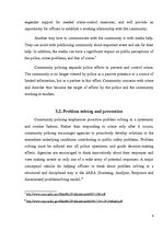 Kutatási anyagok 'Community Policing', 9.                