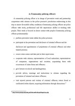 Kutatási anyagok 'Community Policing', 12.                