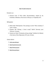 Kutatási anyagok 'Community Policing', 16.                