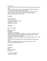 Összefoglalók, jegyzetek 'An Exciting Sixteen Day Trip Through Venezuela', 3.                