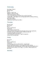 Összefoglalók, jegyzetek 'An Exciting Sixteen Day Trip Through Venezuela', 4.                