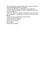 Esszék 'I Welcome Every Day with Love in My Heart', 2.                