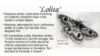 Prezentációk 'Vladimirs Nabokovs "Lolita"', 4.                