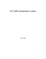 Esszék 'Air Traffic Tendencies in Latvia', 1.                