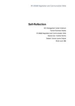 Esszék 'Self-Reflection on Negotiation and Communication Skills', 1.                