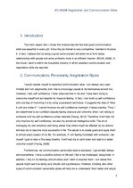 Esszék 'Self-Reflection on Negotiation and Communication Skills', 3.                