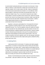 Esszék 'Self-Reflection on Negotiation and Communication Skills', 4.                