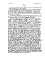 Esszék 'Story "Orphan"', 1.                