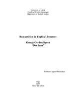 Esszék 'George Gordon Byron "Don Juan"', 1.                