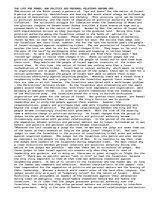 Esszék 'The Lust for Power: how Politics and Personal Relations Become One', 1.                