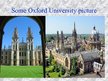 Prezentációk 'The University of Oxford', 10.                