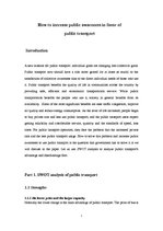 Kutatási anyagok 'How to Increase Public Awareness in Favor of Public Transport', 1.                