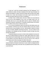 Esszék 'Employment', 1.                
