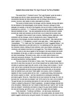 Esszék 'Analysis of an Extract from "The Light Fantastic" by Terry Pratchett', 1.                