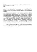 Esszék 'Application of Driving Toll in Order to Reduce the Number of Cars on Roads', 1.                