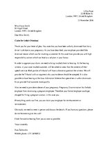 Minták 'Claim for Unfair Dismissal', 1.                