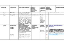 Összefoglalók, jegyzetek 'Óraterv', 3.                