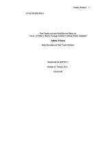 Kutatási anyagok 'Essay on Pete Earley’s Book "Crazy: A Father’s Search Through America’s Mental H', 1.                