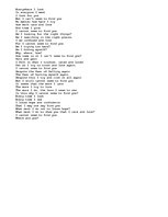 Esszék 'Poem: I cannot seem to find you', 1.                