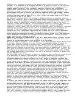 Esszék 'What Are the Causes and Policies Used to Counteract Inflation', 1.