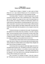 Esszék 'Wallace Stevens "Thirteen Ways of Looking at a Blackbird"', 1.                