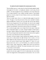 Esszék 'My Opinion of Society’s Treatment of the Homeless People in Latvia', 1.                