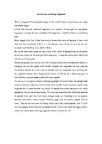 Esszék 'Wealth Does not Bring Happiness', 1.                