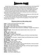 Kutatási anyagok 'Amanda Hope "The Pengally face"', 1.                