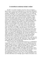 Esszék 'Jókai Mór: Az aranyember - romantika és realizmus', 1.                