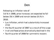 Prezentációk 'Economics of Denmark and Luxembourg', 4.                