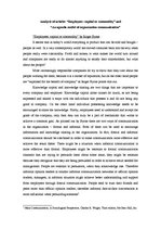 Kutatási anyagok 'Analysis of Articles "Employees: Capital or Commodity" and "An Agenda Model of O', 1.                