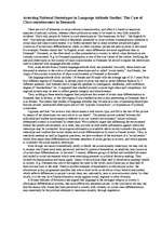Kutatási anyagok 'Assessing National Stereotypes in Language Attitude Studies', 1.
