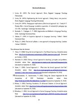 Kutatási anyagok 'The Lexical Approach and Its Implementation in the Classroom', 20.                