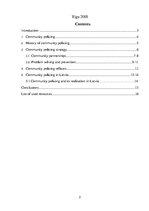 Kutatási anyagok 'Community Policing', 2.                